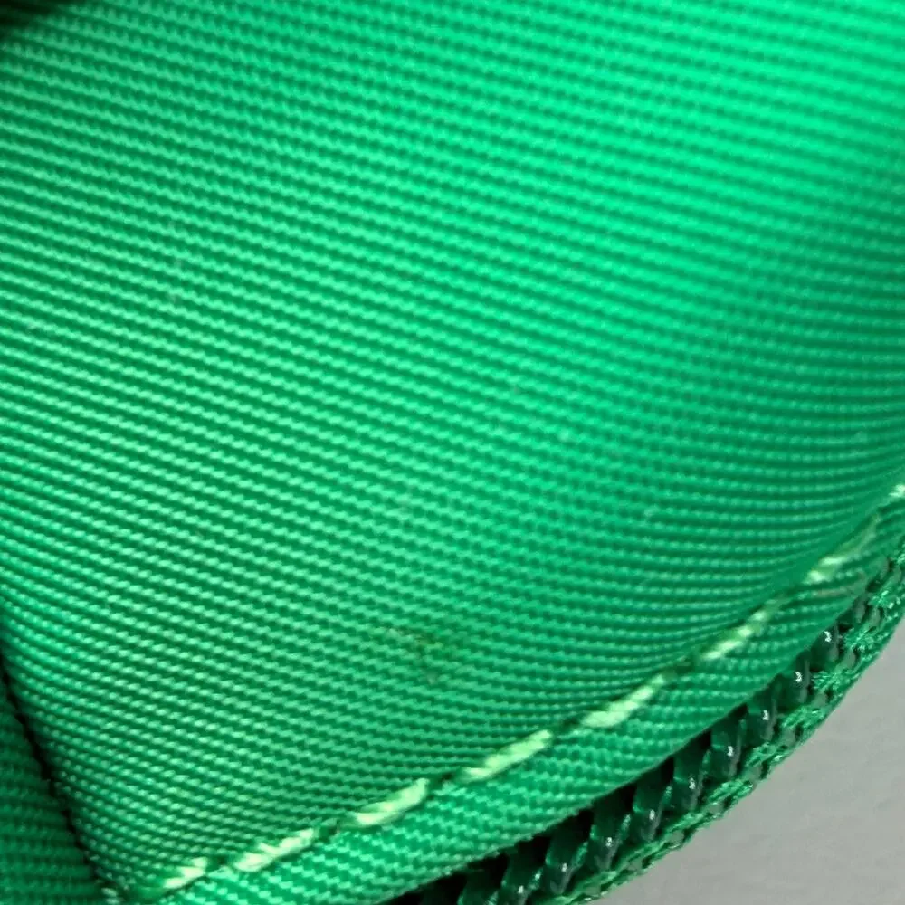 Shiraleah RX Small Zip Pouch Green Pill Chenille Pharmacy Nurse Cosmetic Bag